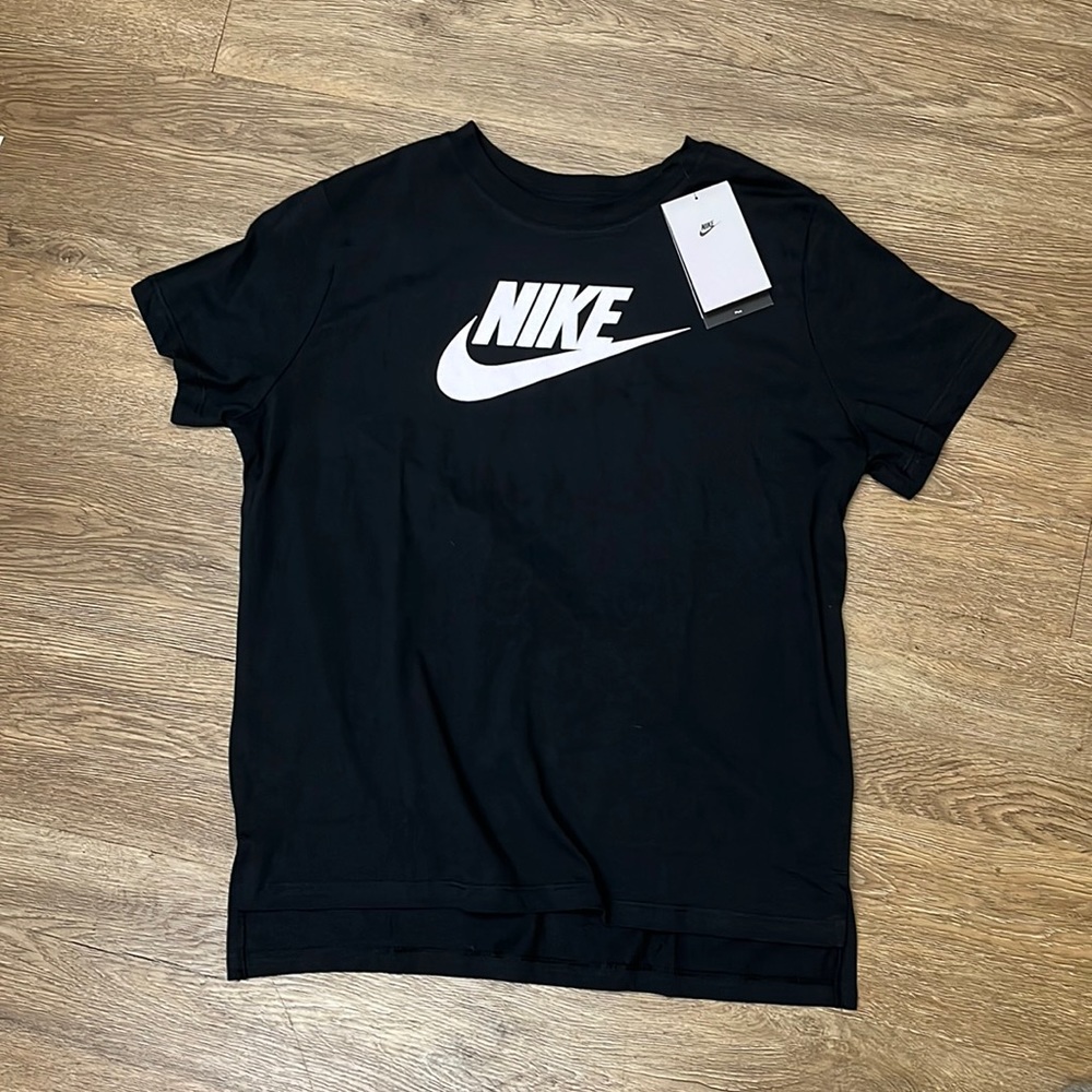 Women’s Nike Logo T shirt Black Sz XL